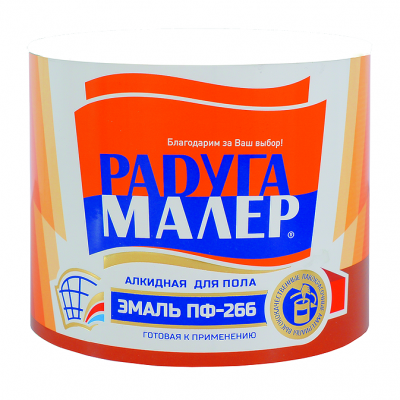 Эмаль для пола ПФ-266 РАДУГАМАЛЕР светлый орех 1,9кг