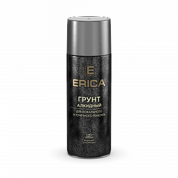 Аэрозольный грунт алкидный Erica серый 520мл