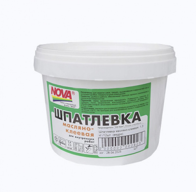 Шпатлевка масляно-клеевая NOVA 1,3 кг